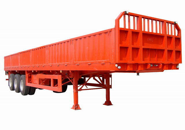 Sidewall Stake Fence Cargo Box Truck Trailers Side Wall Semi Trailer with 3 Axle