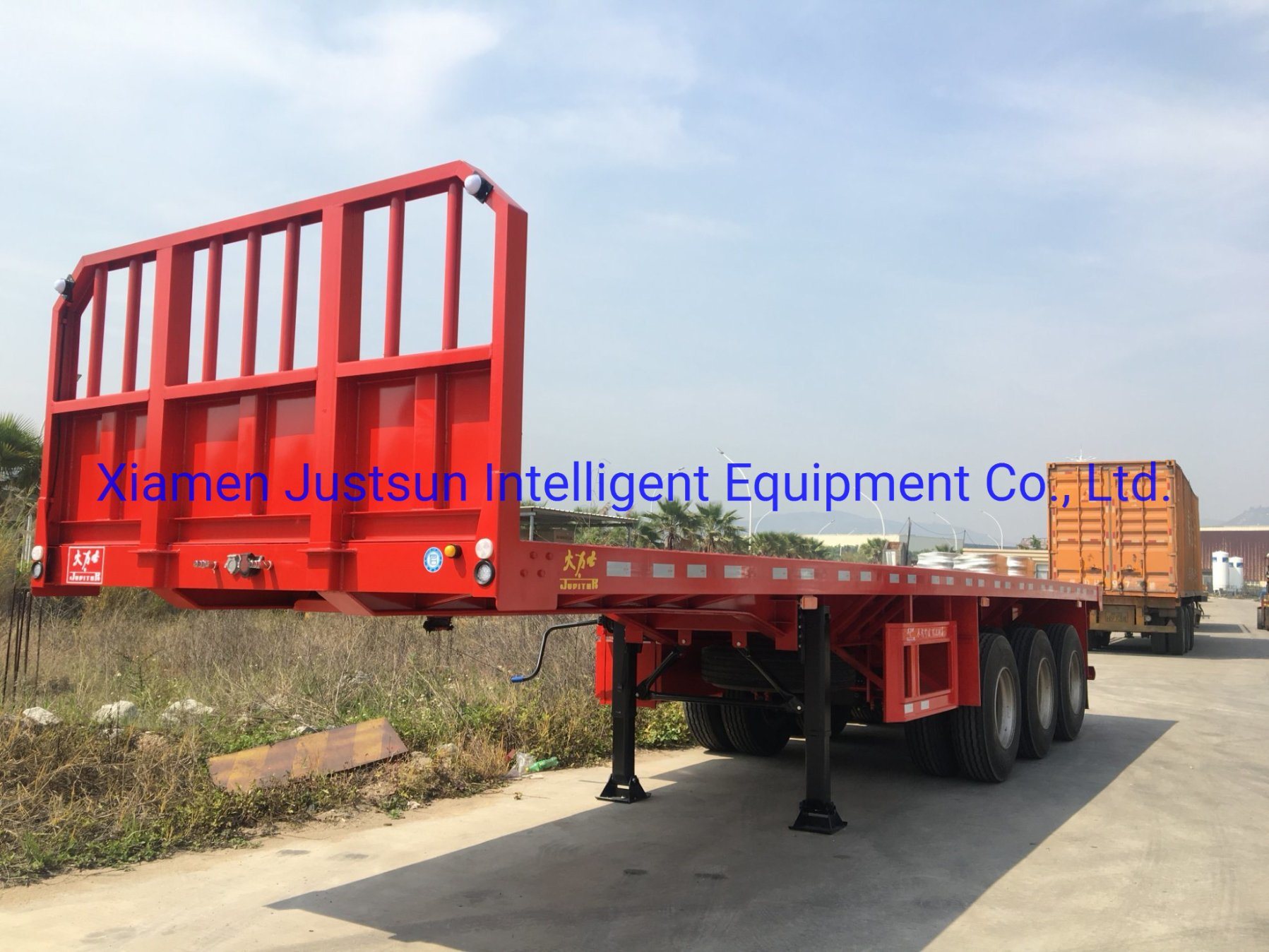 40FT Container Transportation Semi Trailer-Flatbed