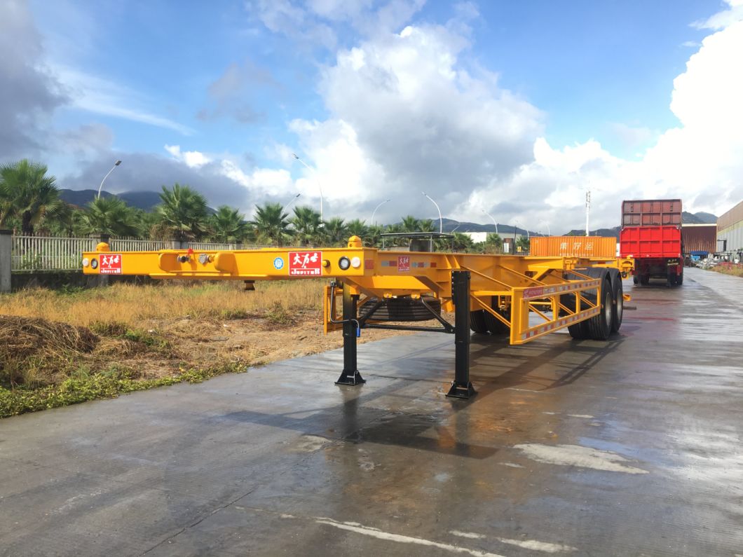 40FT Tri-Axle Skeleton Semi Trailer