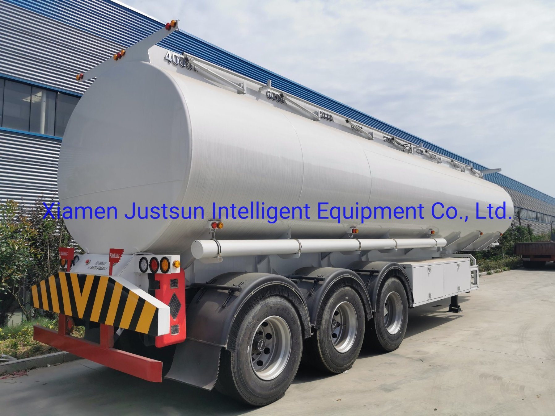 30-40kl Fuel Tanker Trailer with 3 Axles