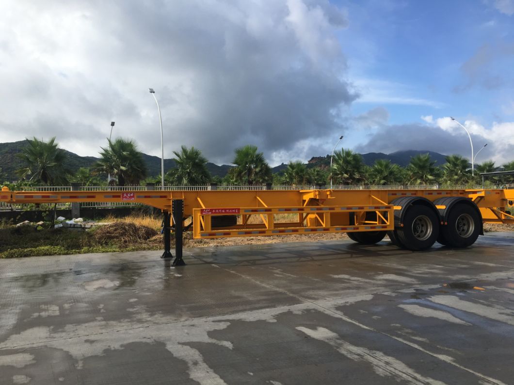 40FT Tri-Axle Skeleton Semi Trailer