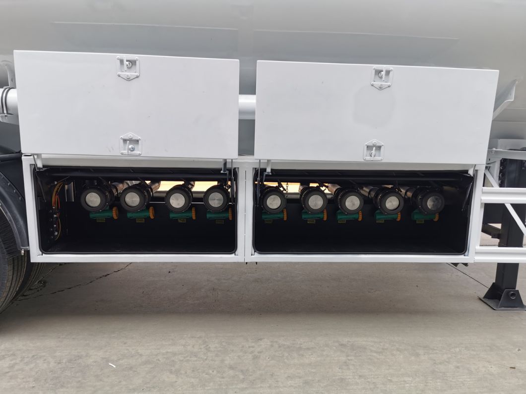 35cbm High Standard Aluminium Alloy Fuel/Diesel Tank Semi-Trailer